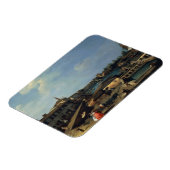 Dolo auf der Brenta (Öl auf Leinwand) Magnet (Linke Seite)