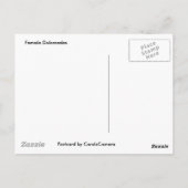 Dolomedes Female Postkarte (Rückseite)