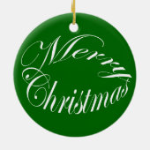 Dolomedes Mommy Spider Weihnachtsdekoration Keramikornament (Hinten)