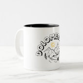 DOLOMEETING ZWEIFARBIGE TASSE (Vorderseite Links)