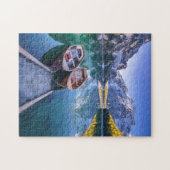 Dolomit-Alpen des Braies See-|, Italien Puzzle (Horizontal)