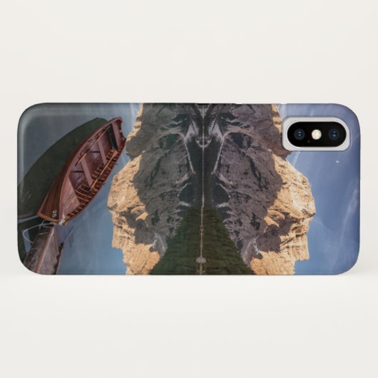 Dolomit-Alpen | Pragser Wildsee | Tirol, Italien Case-Mate iPhone Hülle (Rückseite (Horizontal))