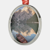 Dolomit-Alpen | Pragser Wildsee | Tirol, Italien Ornament Aus Metall (Links)