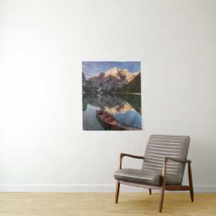 Dolomit-Alpen Pragser Wildsee Tirol, Italien Wandteppich