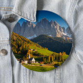 Dolomitdorf im Fallknopf Button (Beispiel)