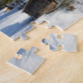 Dolomitdorf im Schnee im Winter Puzzle (Seite)