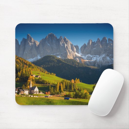 Dolomitdorf in Fall mousepad (Mit Mouse)