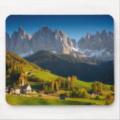 Dolomitdorf in Fall mousepad (Vorne)