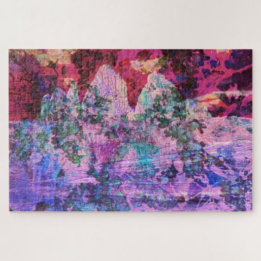 Dolomite drei Gipfel Puzzle (Horizontal)