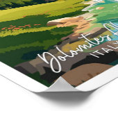 Dolomiten Alpen Italien Reisen Vintage Abbildung Poster (Ecke)