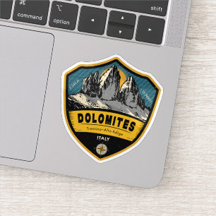 Dolomiten, Alpines Abenteuer , Italien Aufkleber