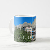 Dolomiten Bergsicht Tasse (Vorderseite Links)