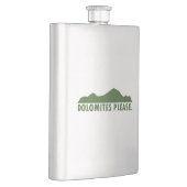 Dolomiten Bitte Flachmann (Rechts)