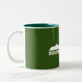 Dolomiten Bitte Zweifarbige Tasse (Links)