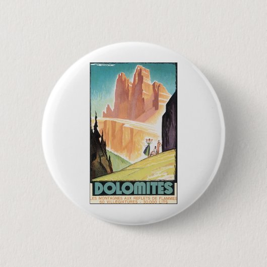 Dolomiten Button (Vorderseite)