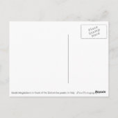 Dolomiten Dorf im Herbst italienischer Text Postka Postkarte (Rückseite)