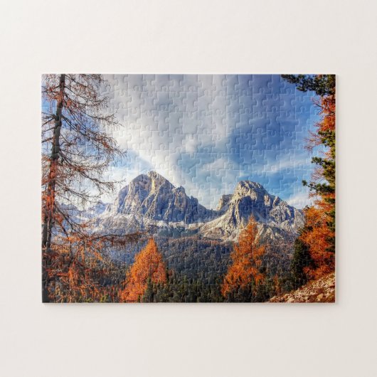 Dolomiten-Gebirge in Italien Puzzle (Horizontal)