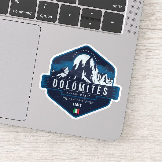Dolomiten, Italien Aufkleber (Detail)