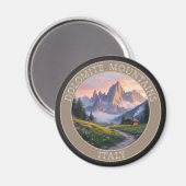 Dolomiten Italien Magnet (Vorderseite/Rückseite)