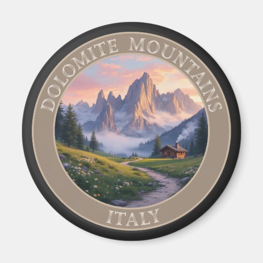 Dolomiten Italien Magnet (Vorne)