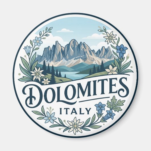Dolomiten Italien Magnet (Vorne)