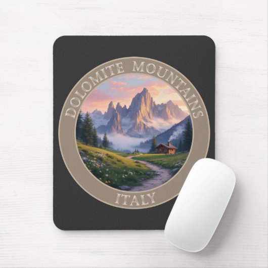 Dolomiten Italien Mousepad (Mit Mouse)