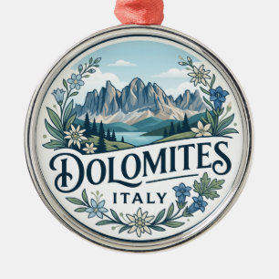 Dolomiten Italien Ornament Aus Metall