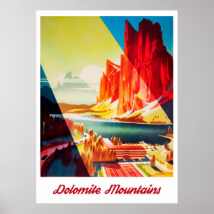 Dolomiten, Italien Poster