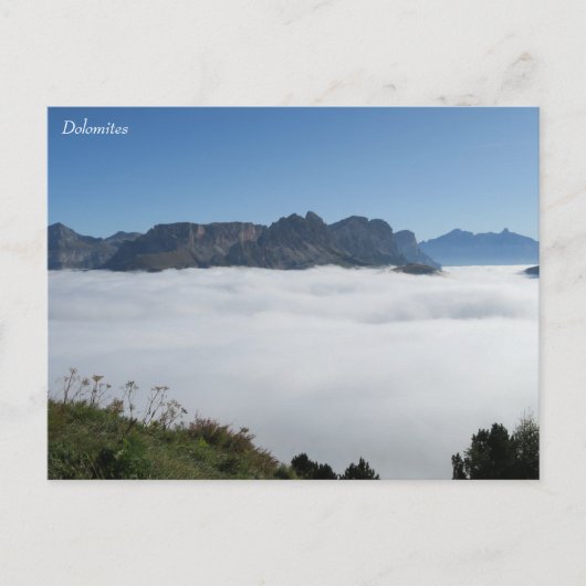 Dolomiten Italien Postkarte (Vorderseite)