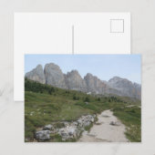 Dolomiten Italien Postkarte (Vorne/Hinten)
