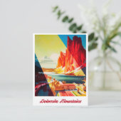 Dolomiten, Italien Postkarte (Stehend Vorderseite)