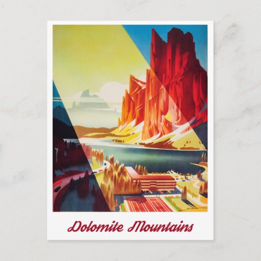 Dolomiten, Italien Postkarte (Vorderseite)