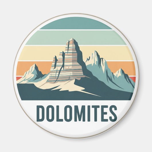 Dolomiten Italien Reise Magnet (Vorne)
