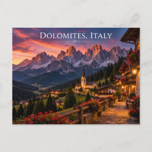 Dolomiten Italien Reise Postkarte