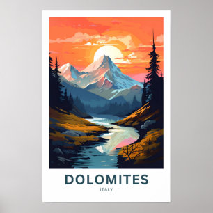 Dolomiten Italien Reisedrucke Poster