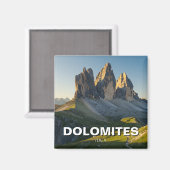Dolomiten Italien Reisen Magnet (Vorderseite/Rückseite)