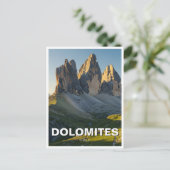 Dolomiten Italien Reisen Postkarte (Stehend Vorderseite)
