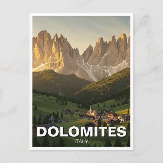 Dolomiten Italien Reisen Postkarte (Vorderseite)