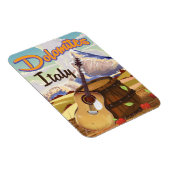 Dolomiten Italien Reiseplakat Magnet (Rechte Seite)