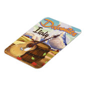 Dolomiten Italien Reiseplakat Magnet (Linke Seite)