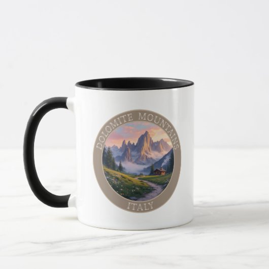 Dolomiten Italien Tasse (Links)