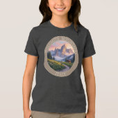 Dolomiten Italien Tri-Blend Shirt (Vorderseite)