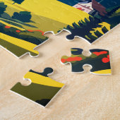 Dolomiten Italien Vintage Reise Puzzle (Seite)