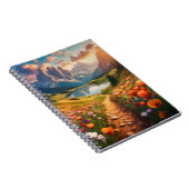 Dolomiten Italien Vintages Reiseplakat Notizblock (Rechte Seite)