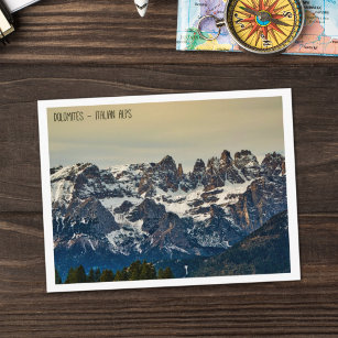 Dolomiten, italienische Alpen Postkarte