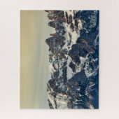 Dolomiten Italienische Berglandschaft mit Schnee Puzzle (Vertikal)