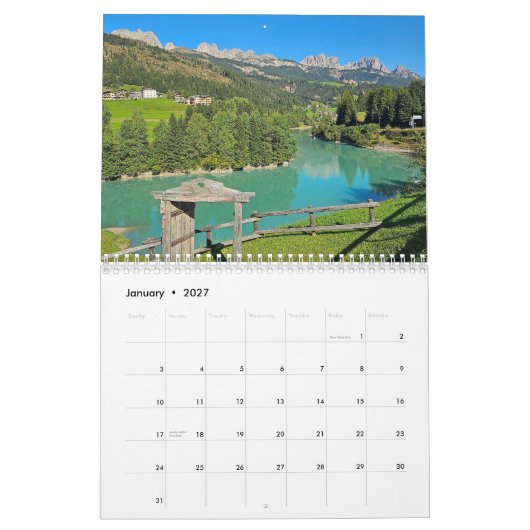 Dolomiten-Kalender 2026 Kalender (Jan 2027)