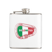 Dolomiten Klettergarten Flachmann (Vorderseite)