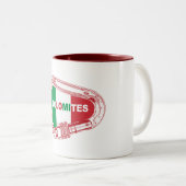 Dolomiten Klettergarten Zweifarbige Tasse (VorderseiteRechts)