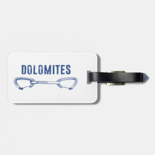 Dolomiten Klettern Gepäckanhänger